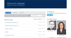 Desktop Screenshot of libguides.msmary.edu