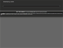 Tablet Screenshot of msmary.com